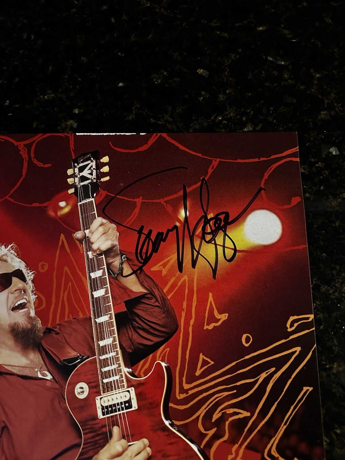 Sammy Hagar Signed Autographed Promo Poster Red TIL I’m Dead 27×20