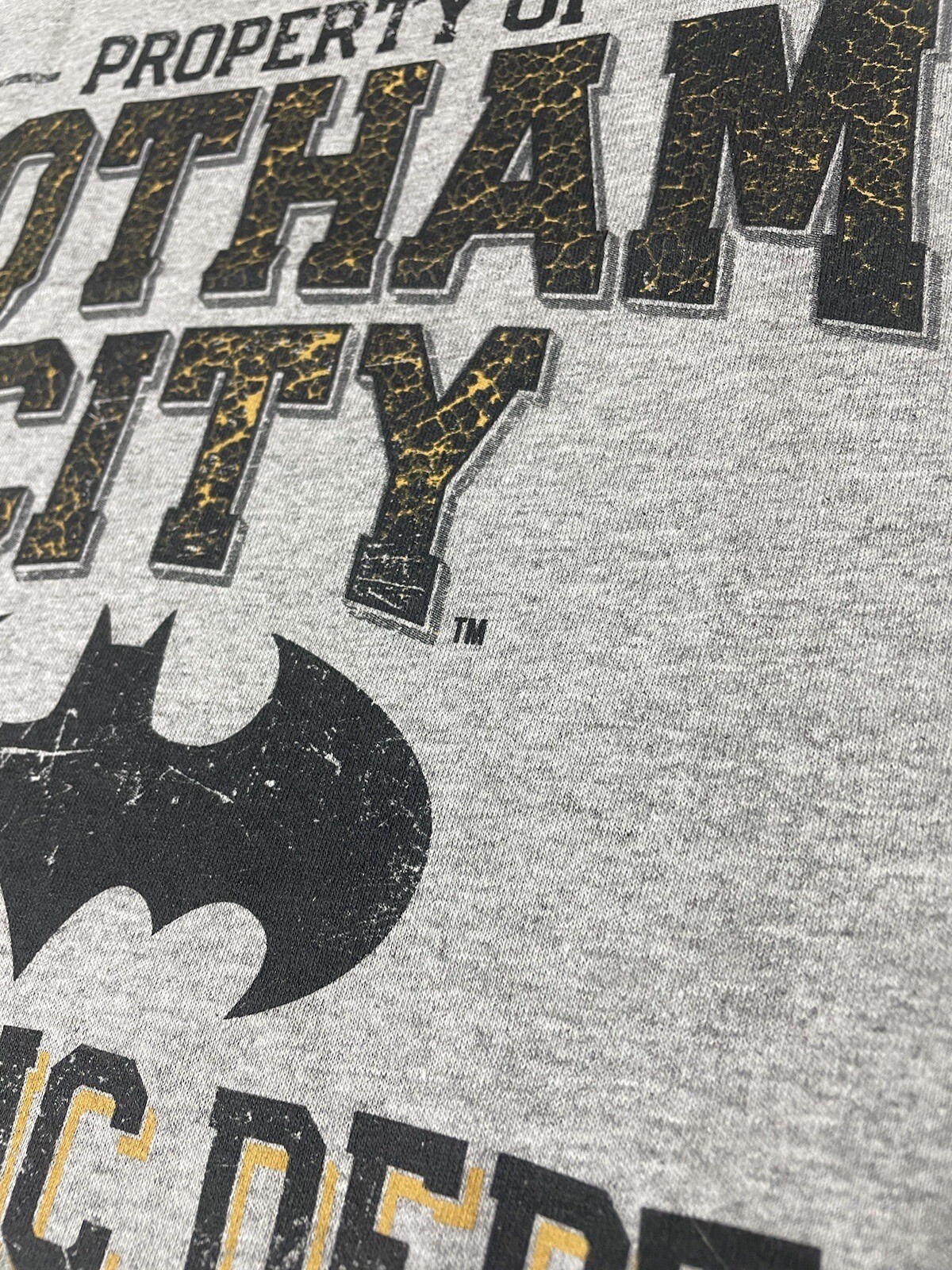 Adult (LG) Batman “PROPERTY of GOTHAM CITY ATHLETIC DEPT” Six Flags Graphic Tank