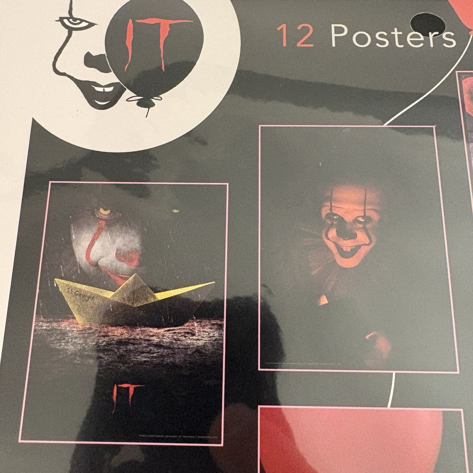 IT Horror 12 Poster Book NEW Each poster is 8.5in x 11 in. Penneywise, IT,Derry