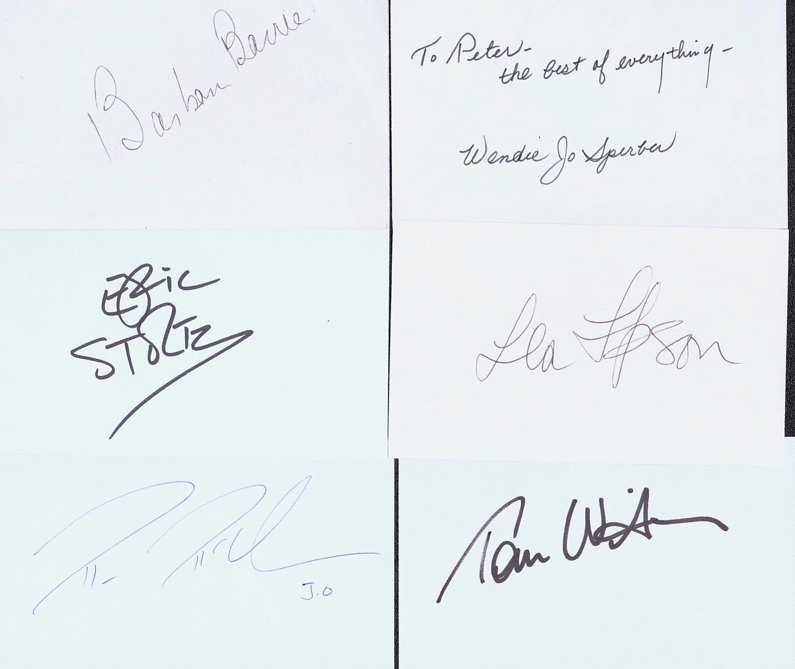 BACK TO THE FUTURE FOX LLOYD GLOVER SHUE HUEY WILSON +7 Signed Autograph JSA LOA