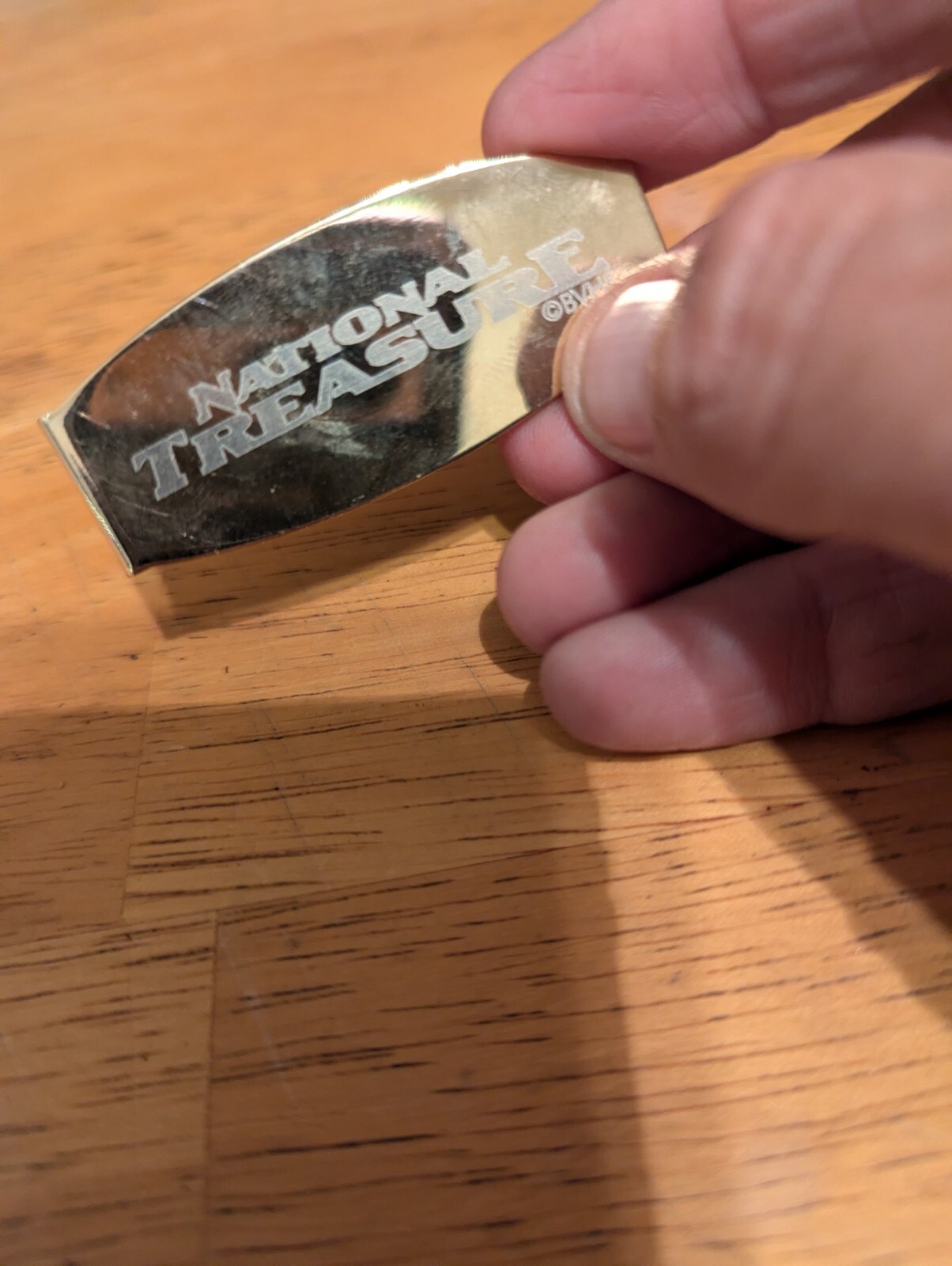Money Clip Promotional Item For National Treasure Movie 2004 Nicolas Cage Metal