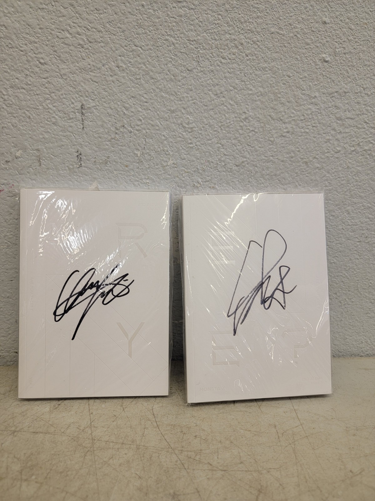 Signed Monsta X Shownu Take 1 Are You There Ver 1 & 4