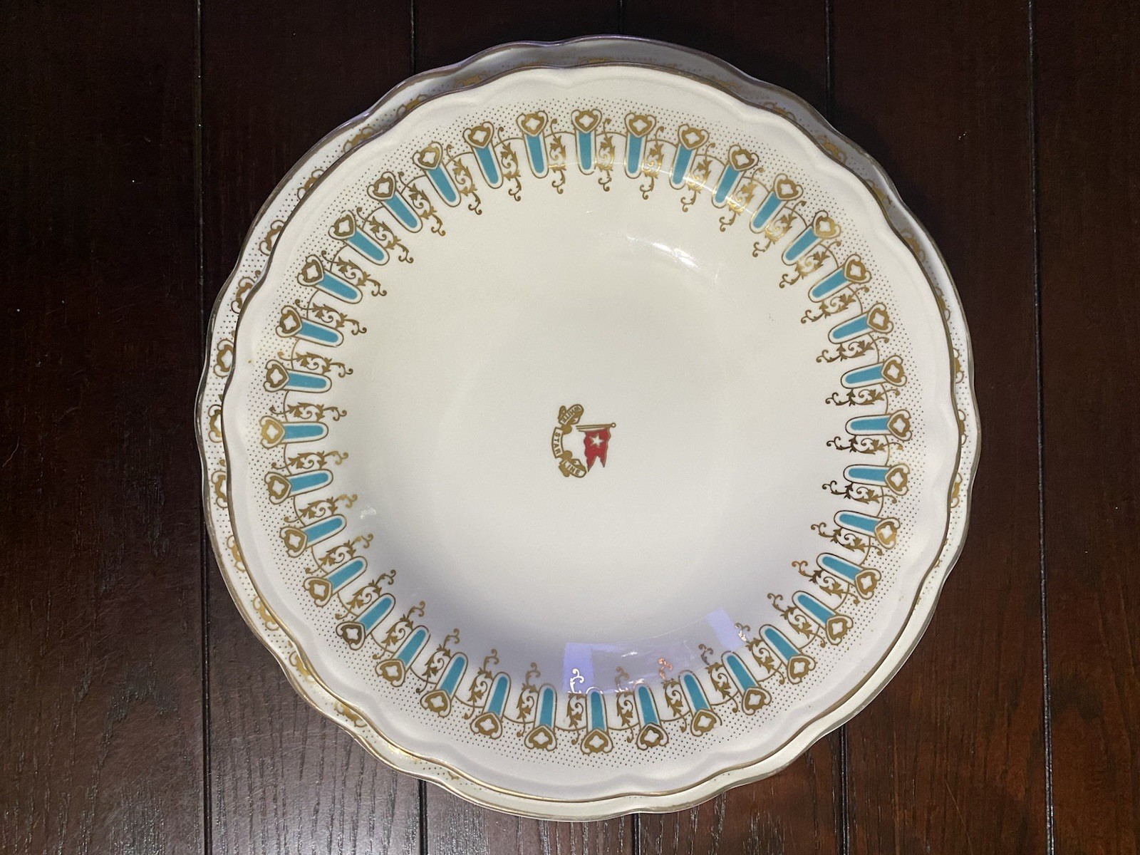 Titanic Original first-class dinner plates