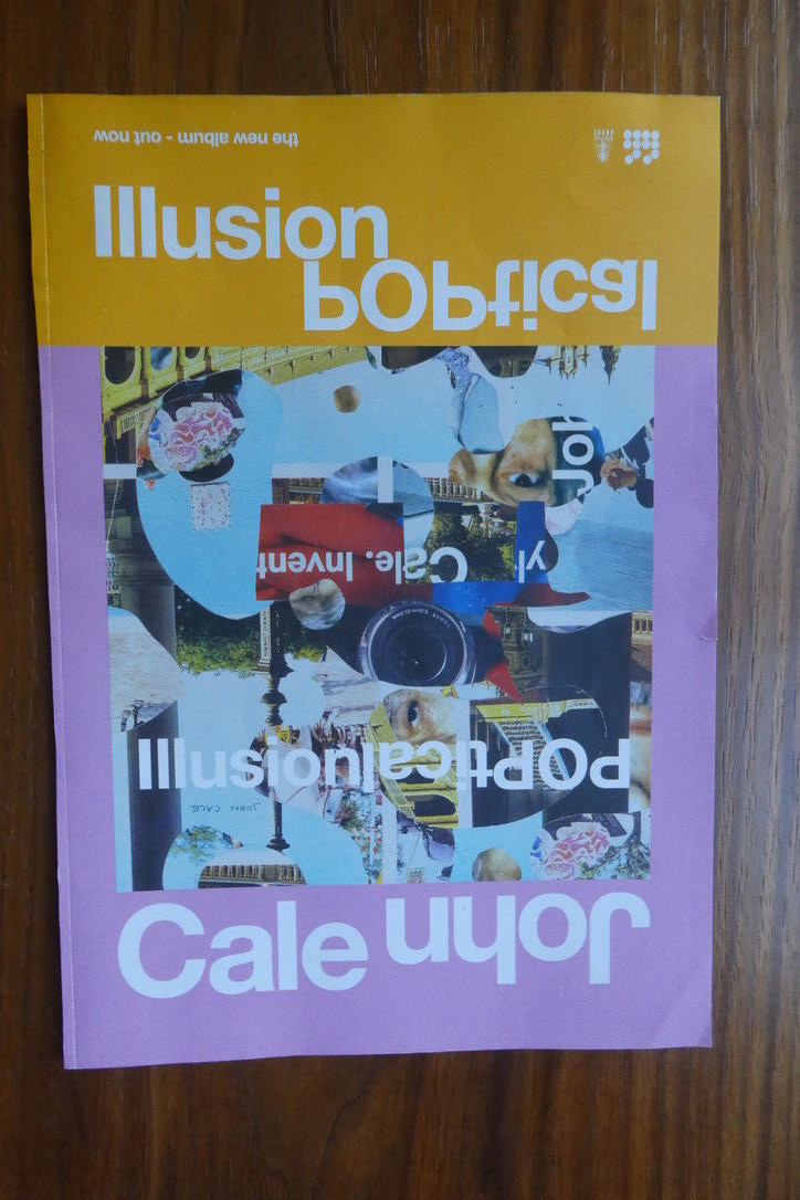 JOHN CALE “Illusion Popticle” 2024 UK MOJO Music Mag.PROMO POster Ad-Seldom Seen