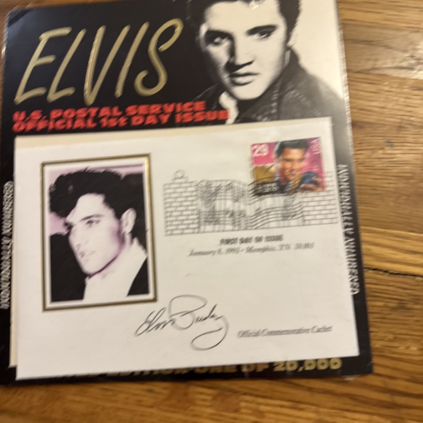 Elvis Presley U.S. Postal Service First Day Issue Stamp Official Commemorative