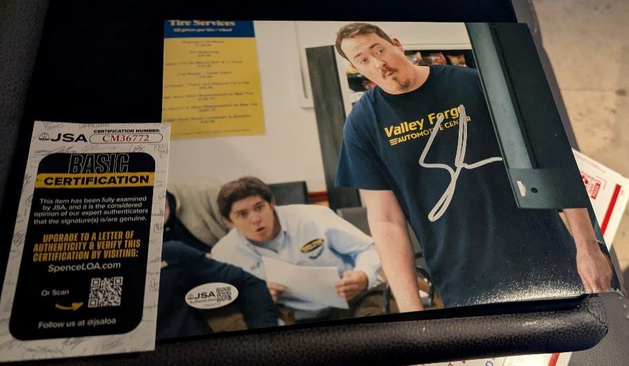 TV STAR SHANE GILLIS Signed VALLEY FORGE TIRES 8X10 PHOTO WITH JSA COA