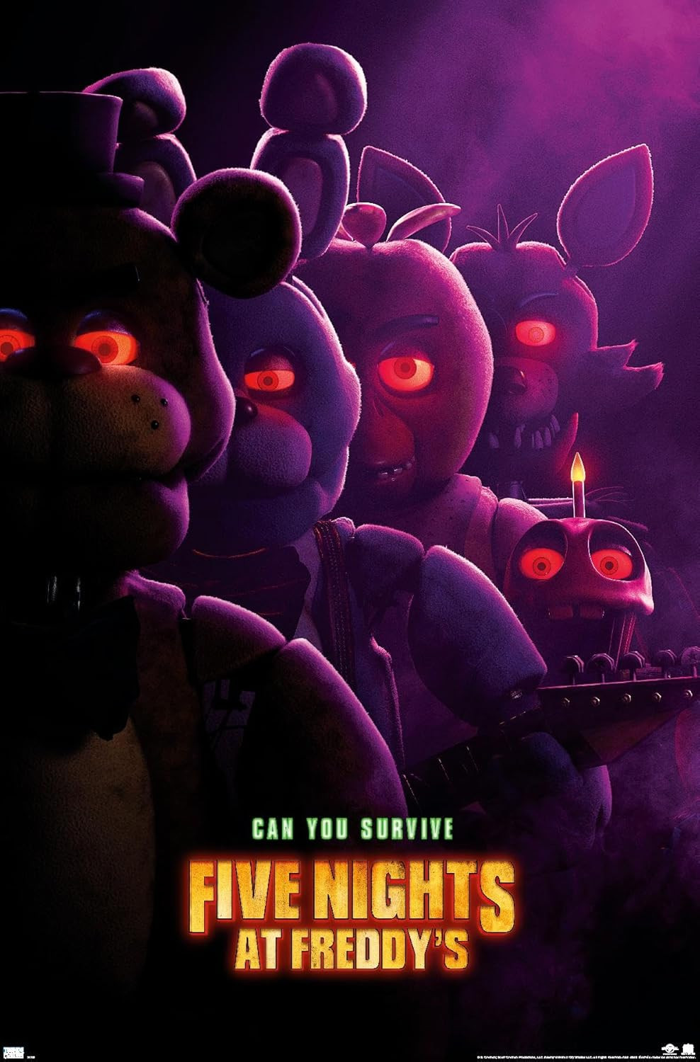 Five Nights at Freddy’S Movie – Teaser One Sheet Wall Poster
