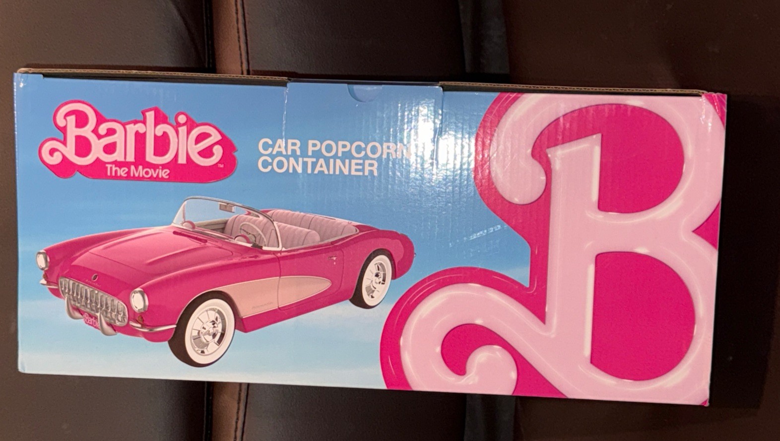 AMC Barbie Movie Pink Corvette Car Popcorn Bucket – New/Sealed💃🏎️