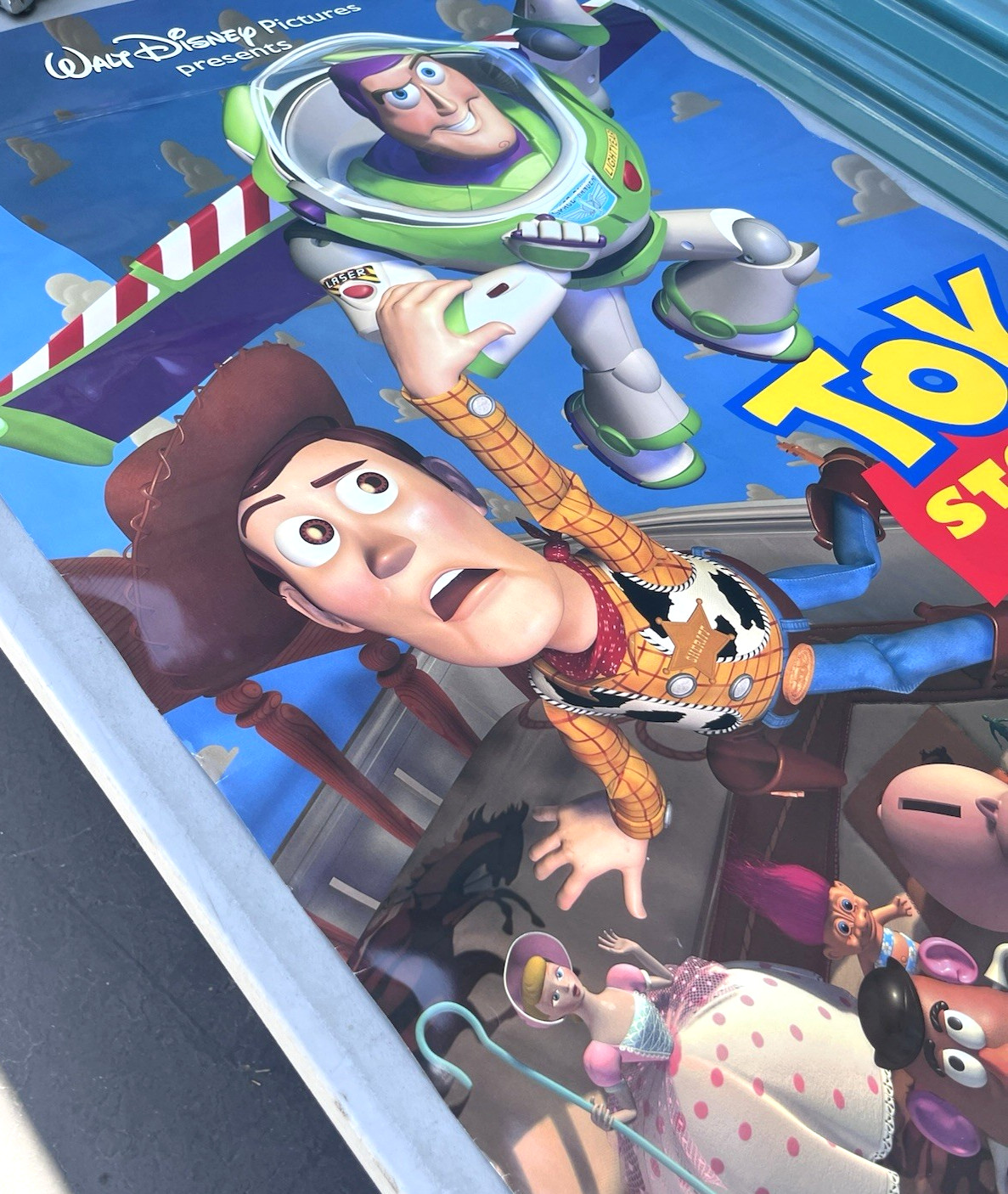 1995 Toy Story Disney Pixar Original Double Sided DS One Sheet Movie Poster