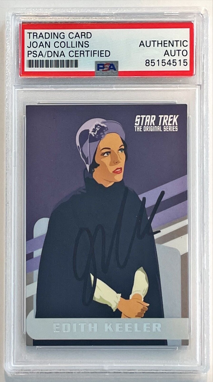 2021 Star Trek Original Joan Collins Edith Keeler Signed Auto Card #U20 PSA/DNA