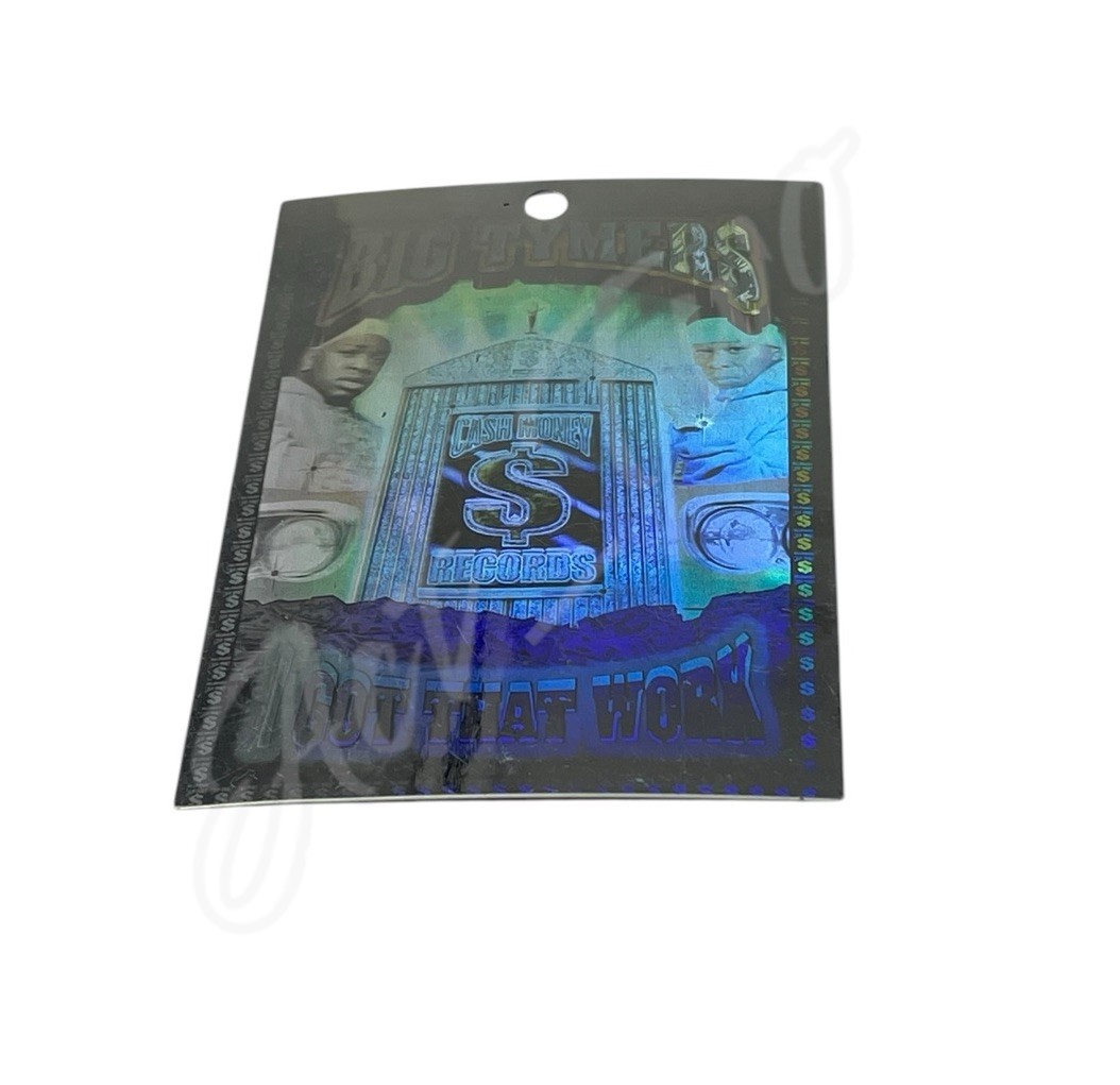 Vintage Big Tymers Hologram Lanyard Card Foil Got That Work Cash Money Promo Rap