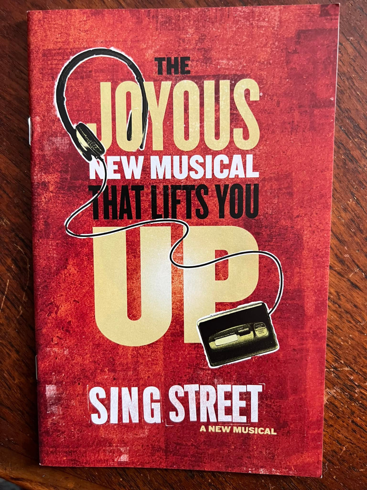 Sing Street musical playbill Huntington Theater 2022