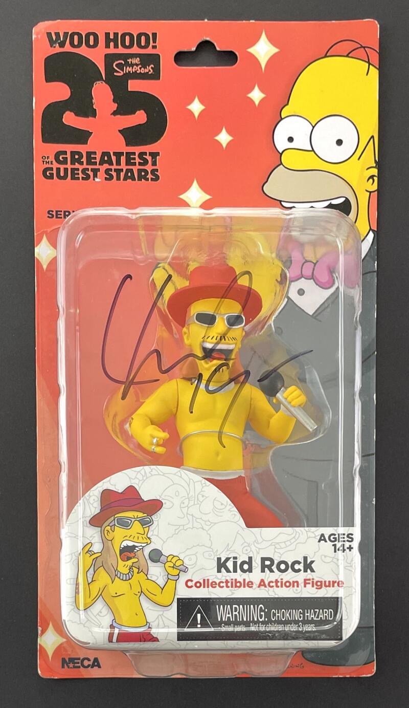 Kid Rock Signed Autograph NECA Simpsons Greatest Guest Stars Action Figure JSA