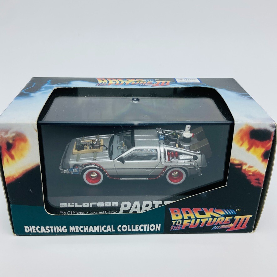 BACK TO THE FUTURE Part III 1/43 Scale Delorean DieCast Collection Figure SKYNET