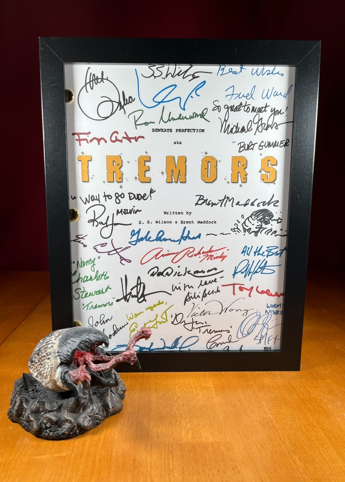 Tremors Script- Cast-Signed- Autograph Reprints- Full Script