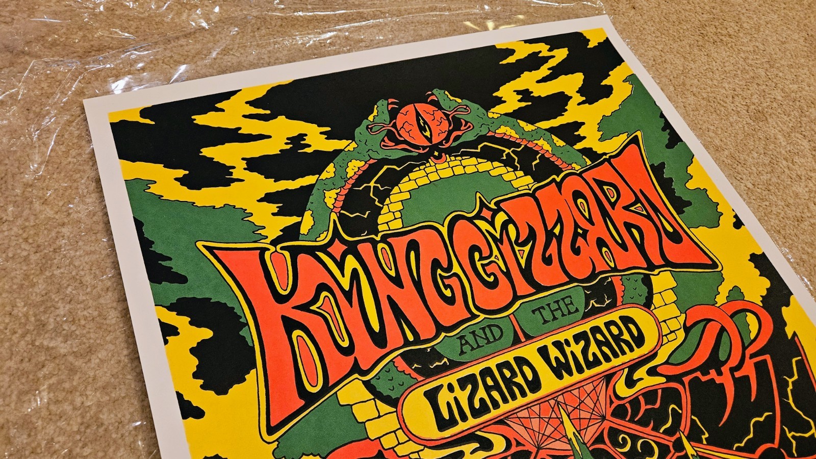 King Gizzard and the Lizard Wizard Denver 2019 Poster 2nd Printing Jason Galea