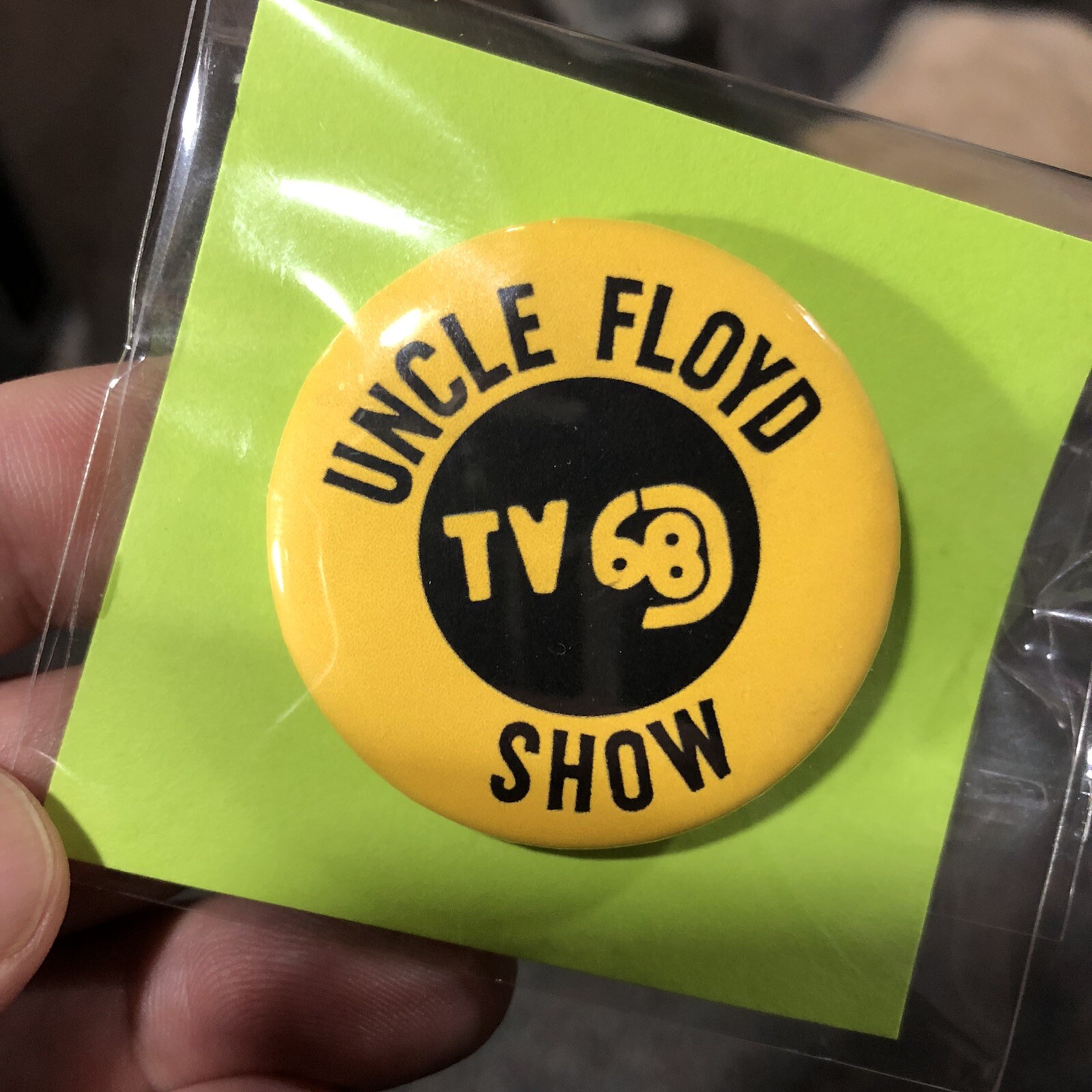 UNCLE FLOYD SHOW – Repro BUTTON – Punk Rock RAMONES – New Jersey!!!