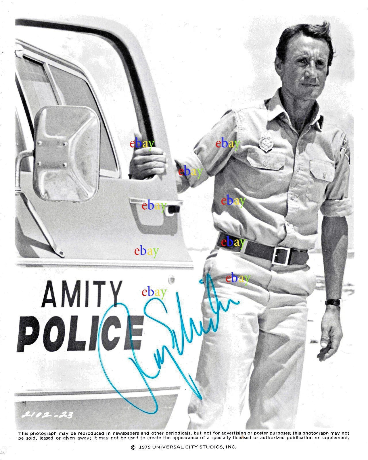 Roy Scheider JAWS Autographed Signed 8×10 Photo Reprint