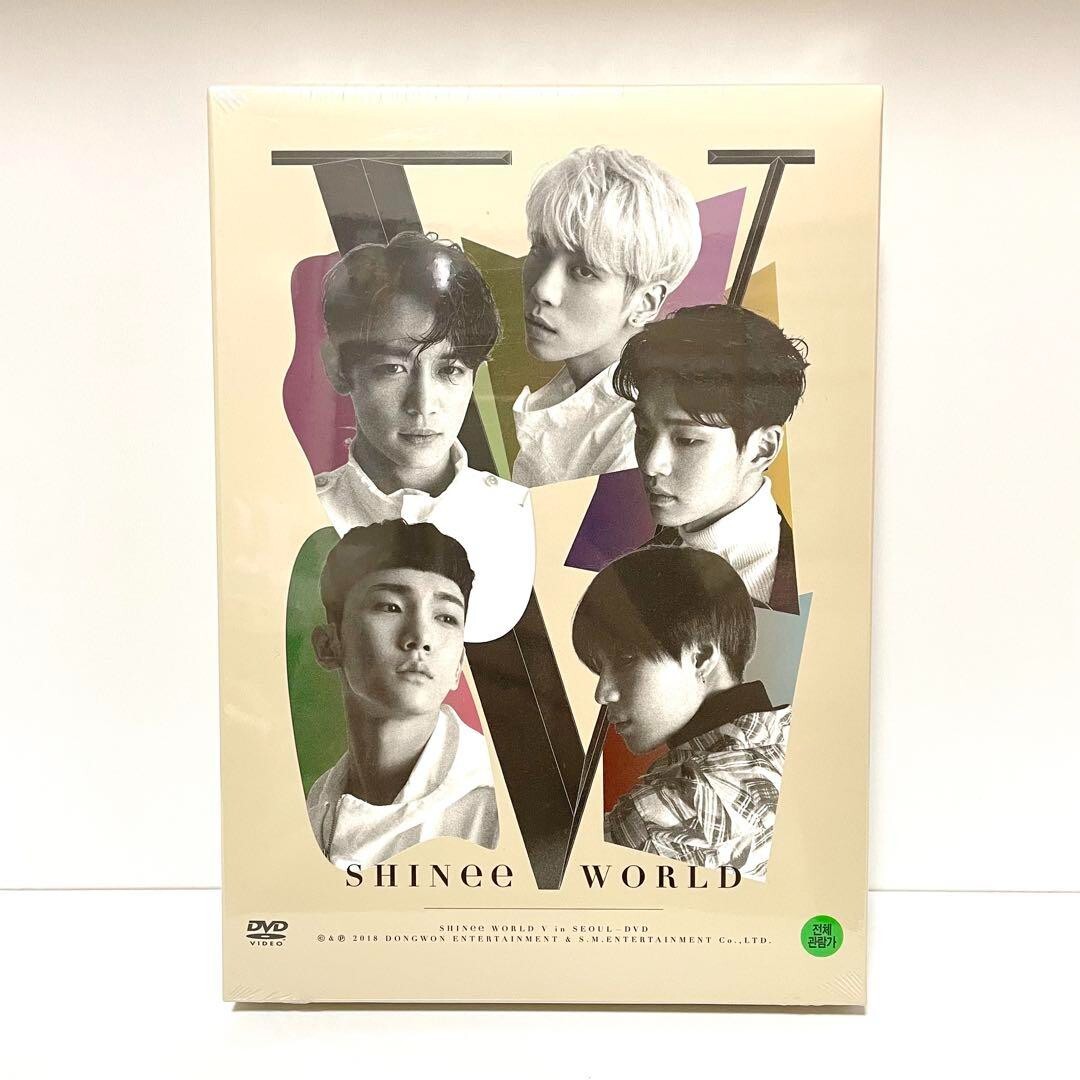 SHINee WORLD V IN SEOUL 2017 Concert Official DVD Korea Press Sealed