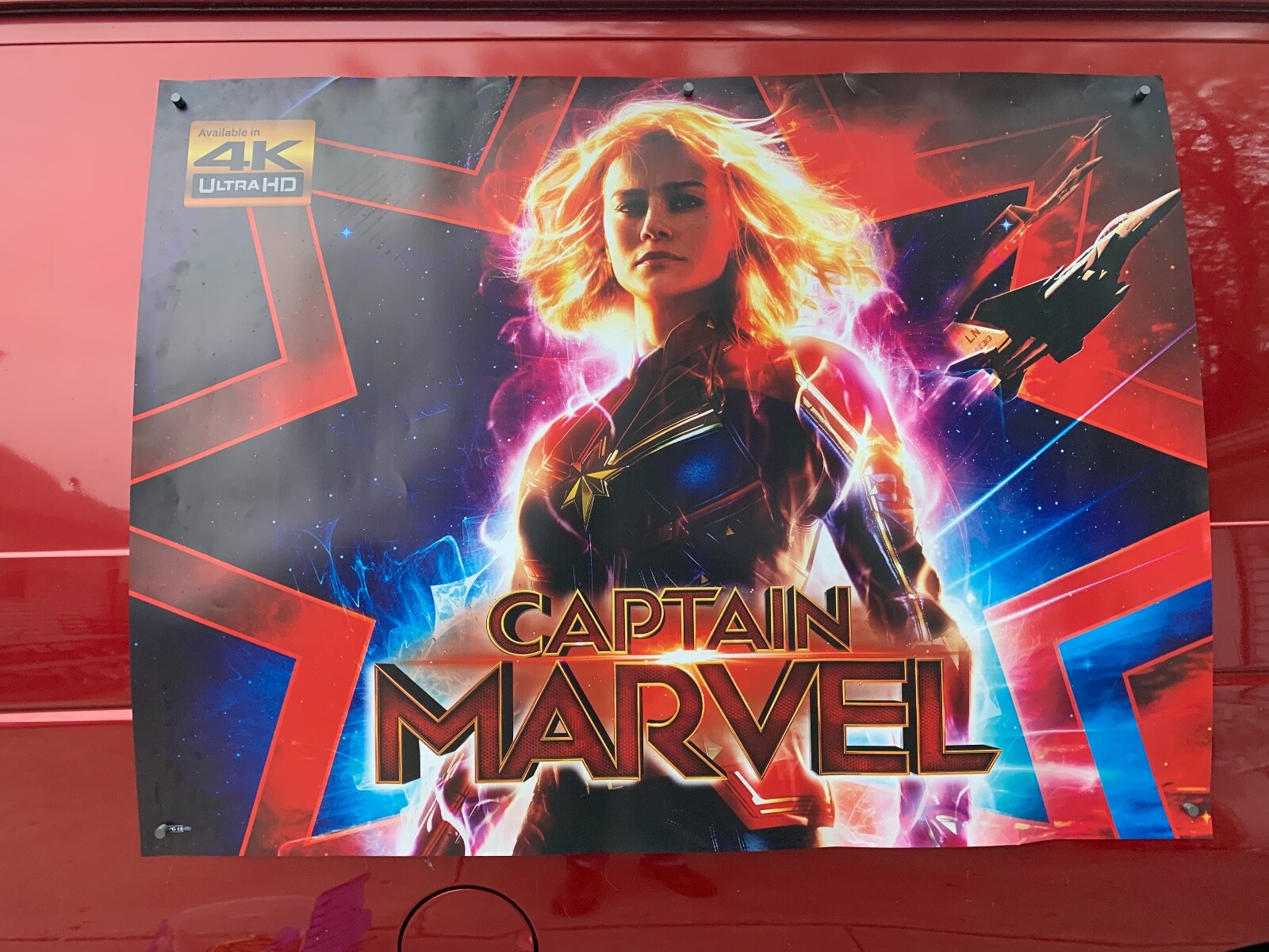 2018 CAPTAIN MARVEL 3 x 4′ DS Light Box banner poster Brie Larson Carol Danvers!