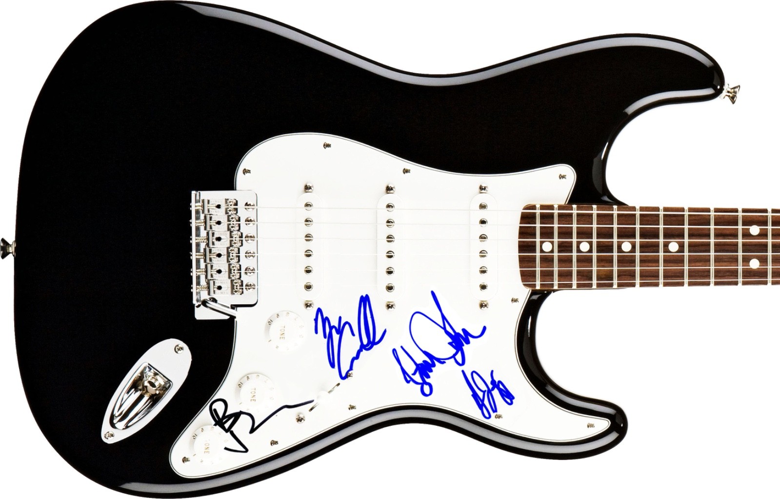 ALABAMA SHAKES HAND SIGNED AUTOGRAPHED ELECTRIC GUITAR BY ALL 4! EXACT PROOF+COA