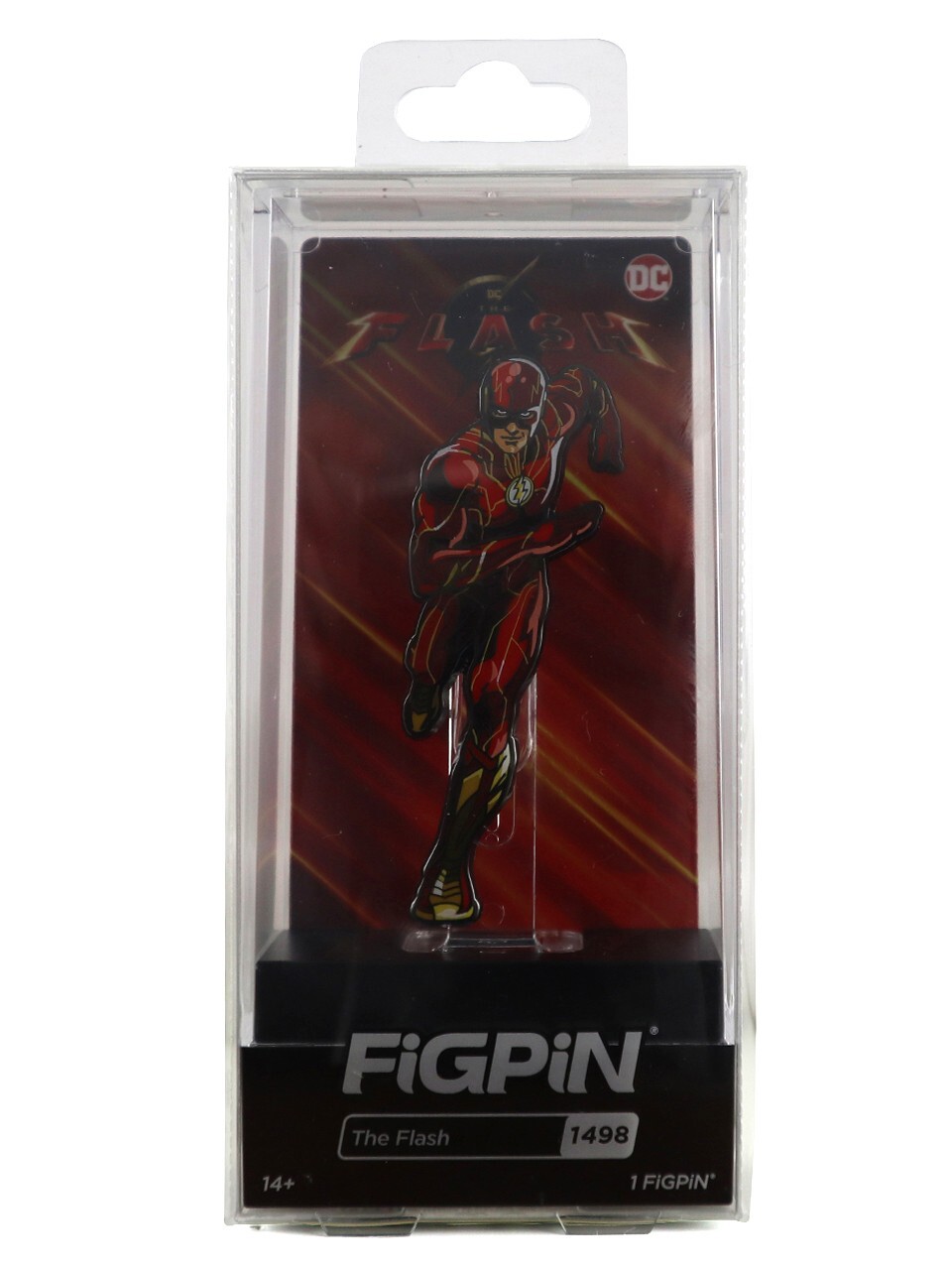 Figpin Classic The Flash Enamel Pin #1498 Brand New DC Comics