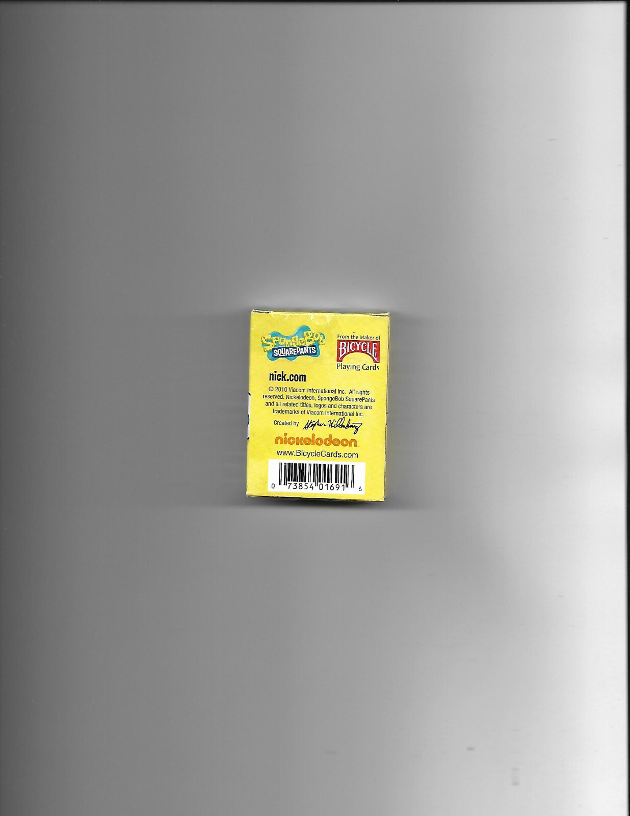 Sponge Bob Square Pants-Miniature Playing Cards. 2010 Sealed.