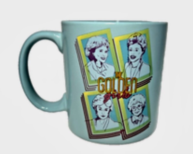 Retro The Golden Girls Coffee Mug ABC Studios Blue 20 oz Cup