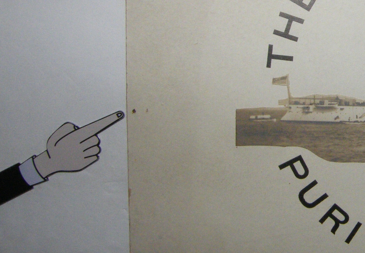 1915 Antique WW1 NEAL OF NAVY Movie Poster Sign Military Warship Purity Theatre