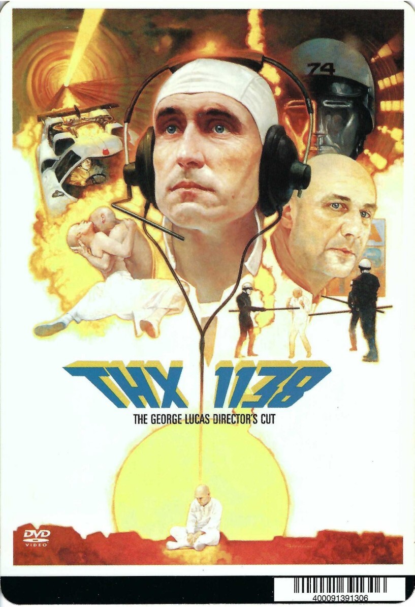 THX 1138 – BLOCKBUSTER MINI POSTER BACKER CARD (NOT A MOVIE)
