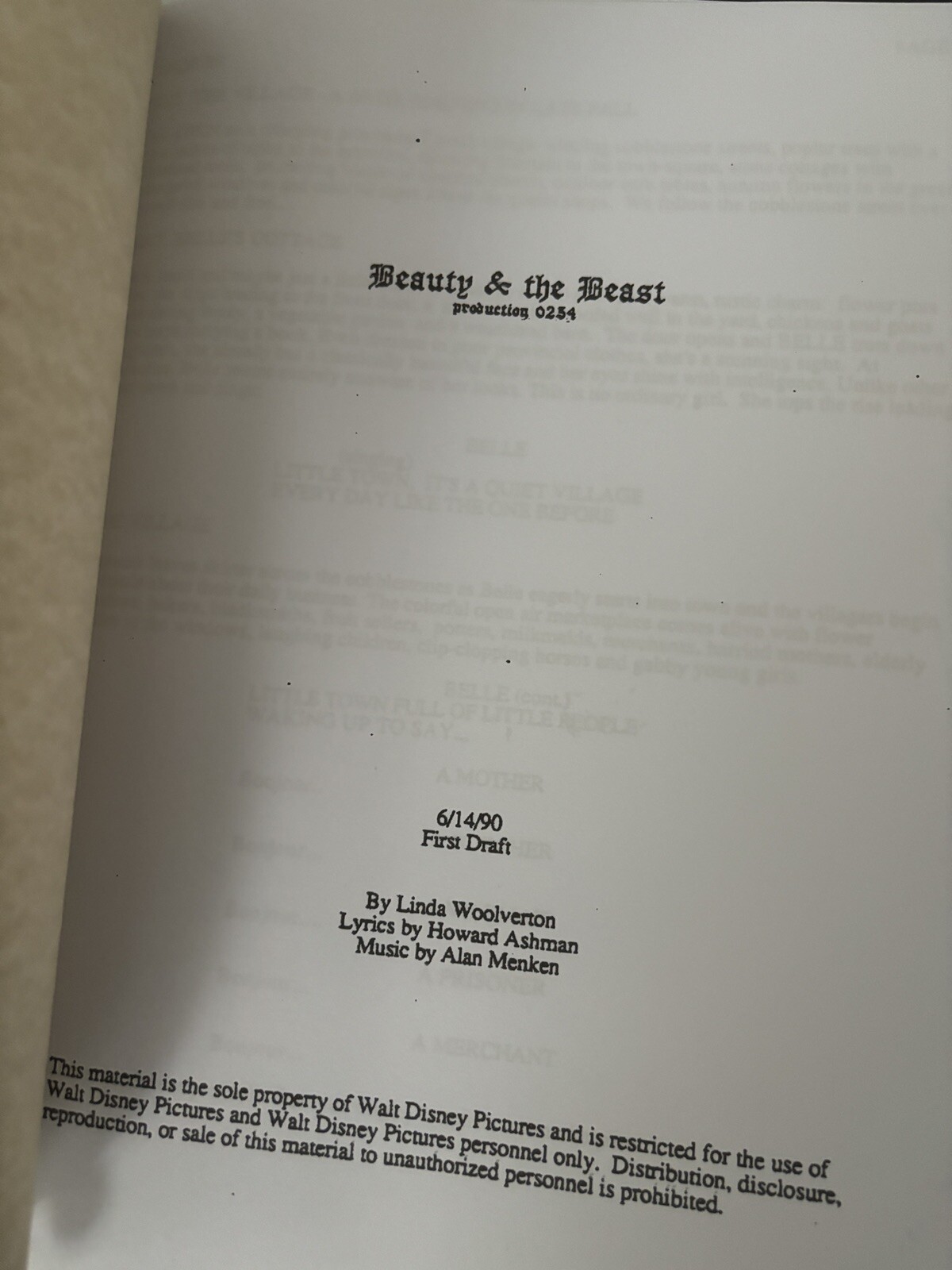 Walt Disney™ RENAISSANCE ERA Mermaid Beauty Aladdin Lion CLASSICS SCREENPLAY SET