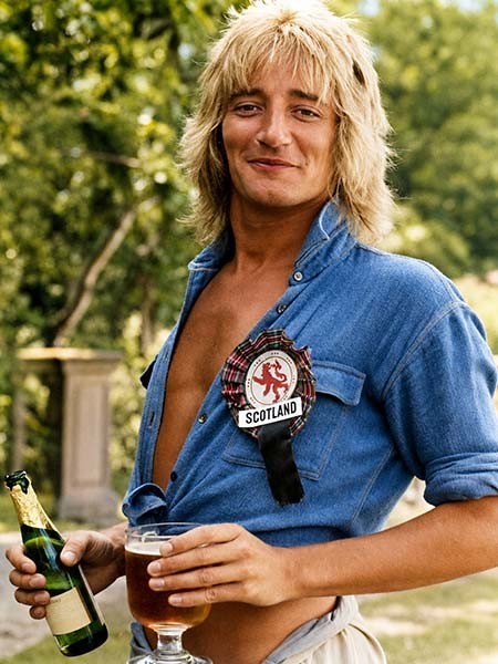 Rod Stewart 24X18 Poster Scotland Rose With Champagne Color
