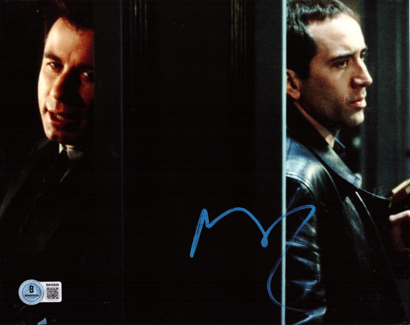 Nicolas Cage Signed 8×10 Photo Face Off Authentic Autograph Beckett