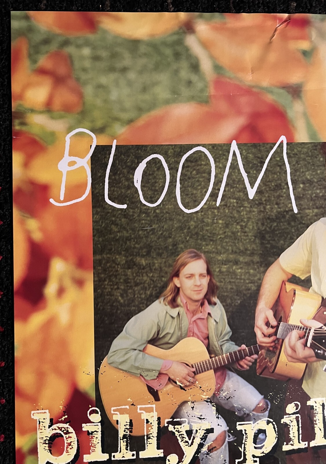 BILLY PILGRIM Bloom 20×26.5 record store promo poster 1995 FOLK rock Atlantic