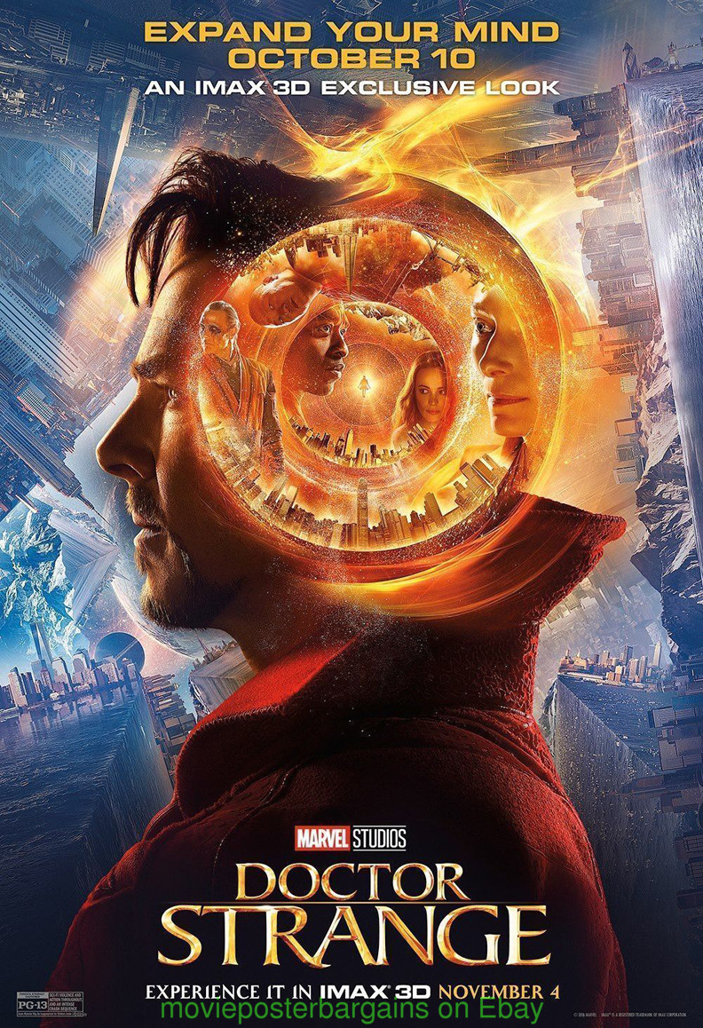 DR STRANGE MOVIE POSTER AMC Theatre Promo ‘s IMAX 9 x13 Thick Paper Set of 3