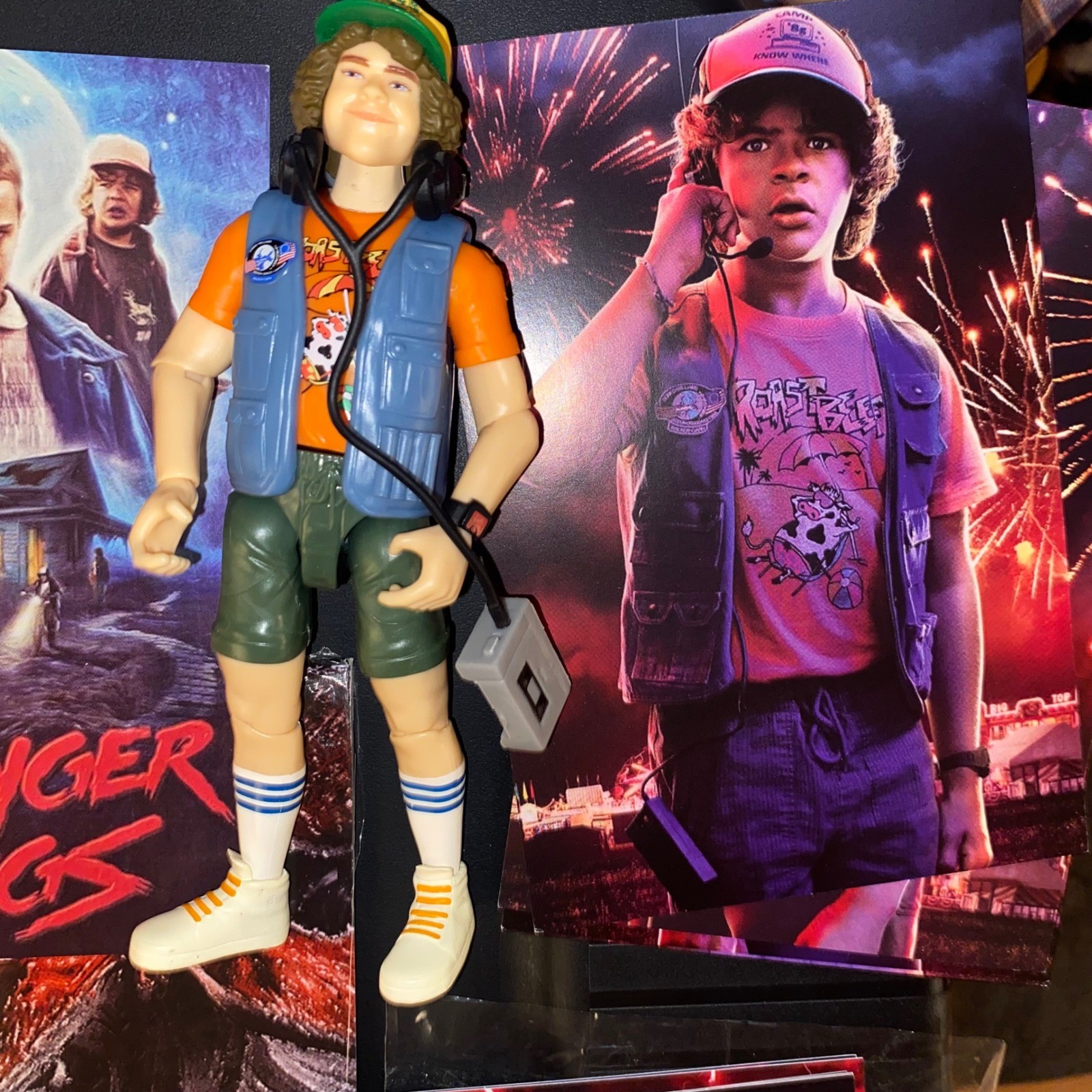 Stranger Things Bundle Dustin Action Figure 2023 Calendar Hellfire Club Lanyard