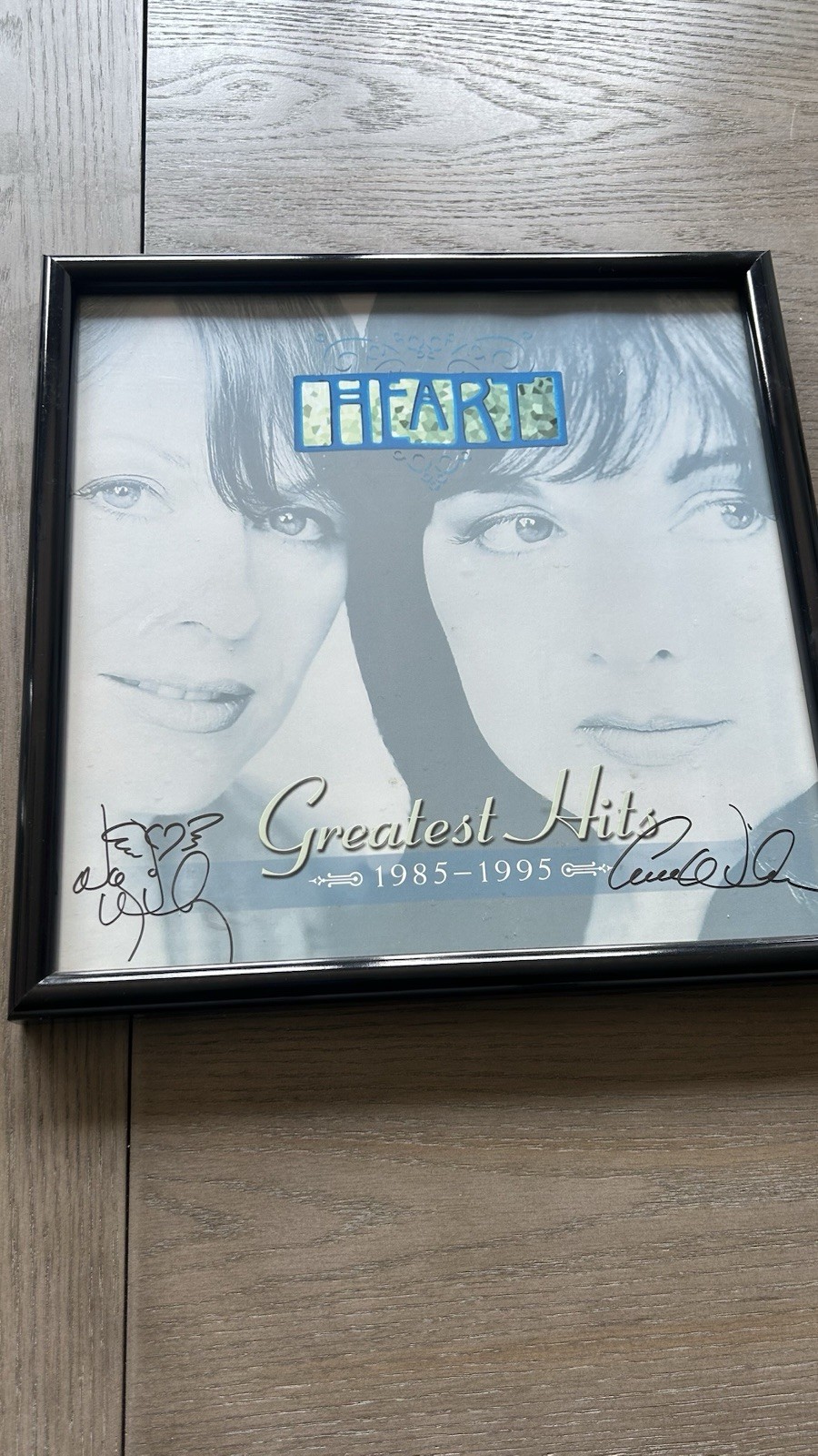 Heart – Signed Greatest Hits Ann and Nancy Wilson Uniquely Framed Via Capitol R