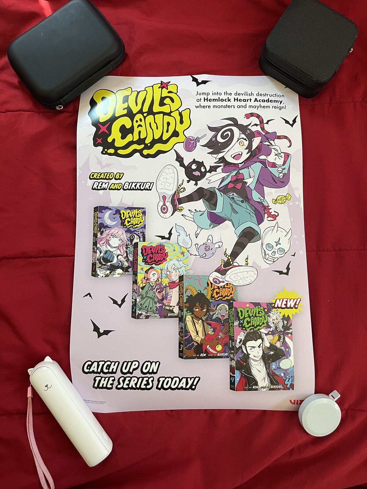 Devil’s Candy Poster SDCC 2024 Viz Media 12X18 Double Sided Exclusive Manga