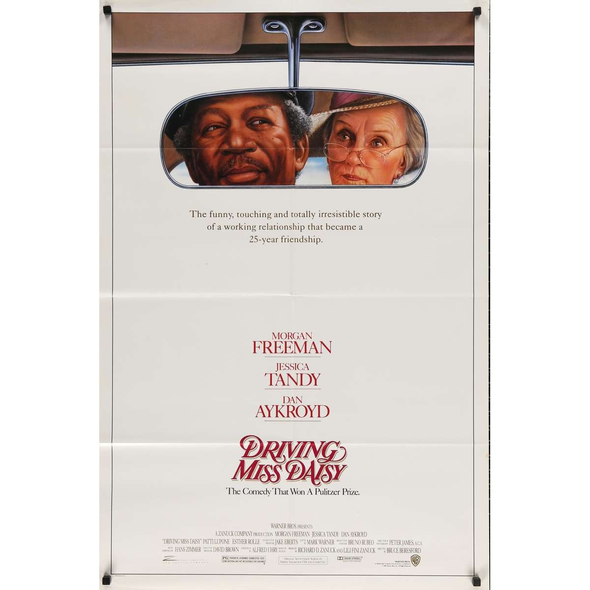 DRIVING MISS DAISY Original Movie Poster – 27×40 in. – 1989 – Bruce Beresford,