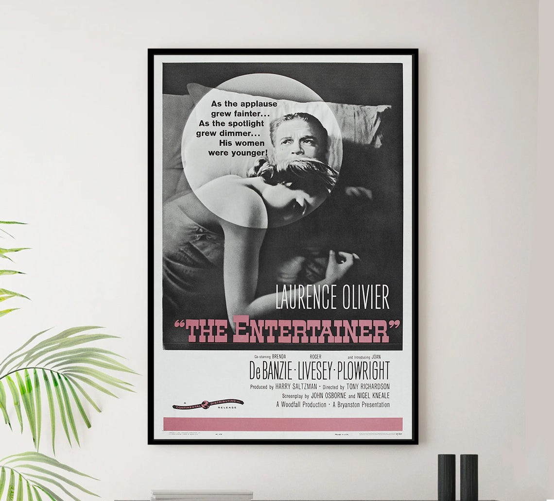 The Entertainer 1960 – Laurence Olivier – US – Classic Movie Poster
