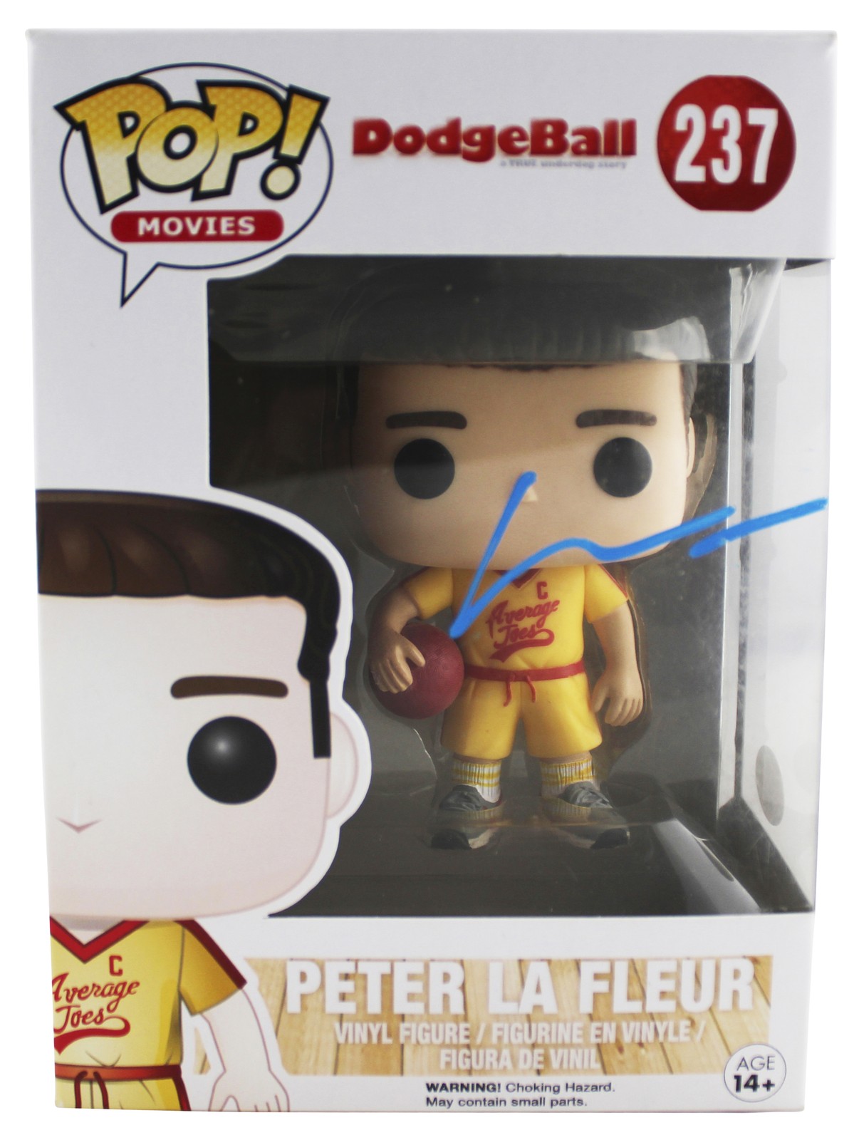 Vince Vaughn Authentic Signed Dodgeball #237 Funko Pop Vinyl Figure JSA #CD80439