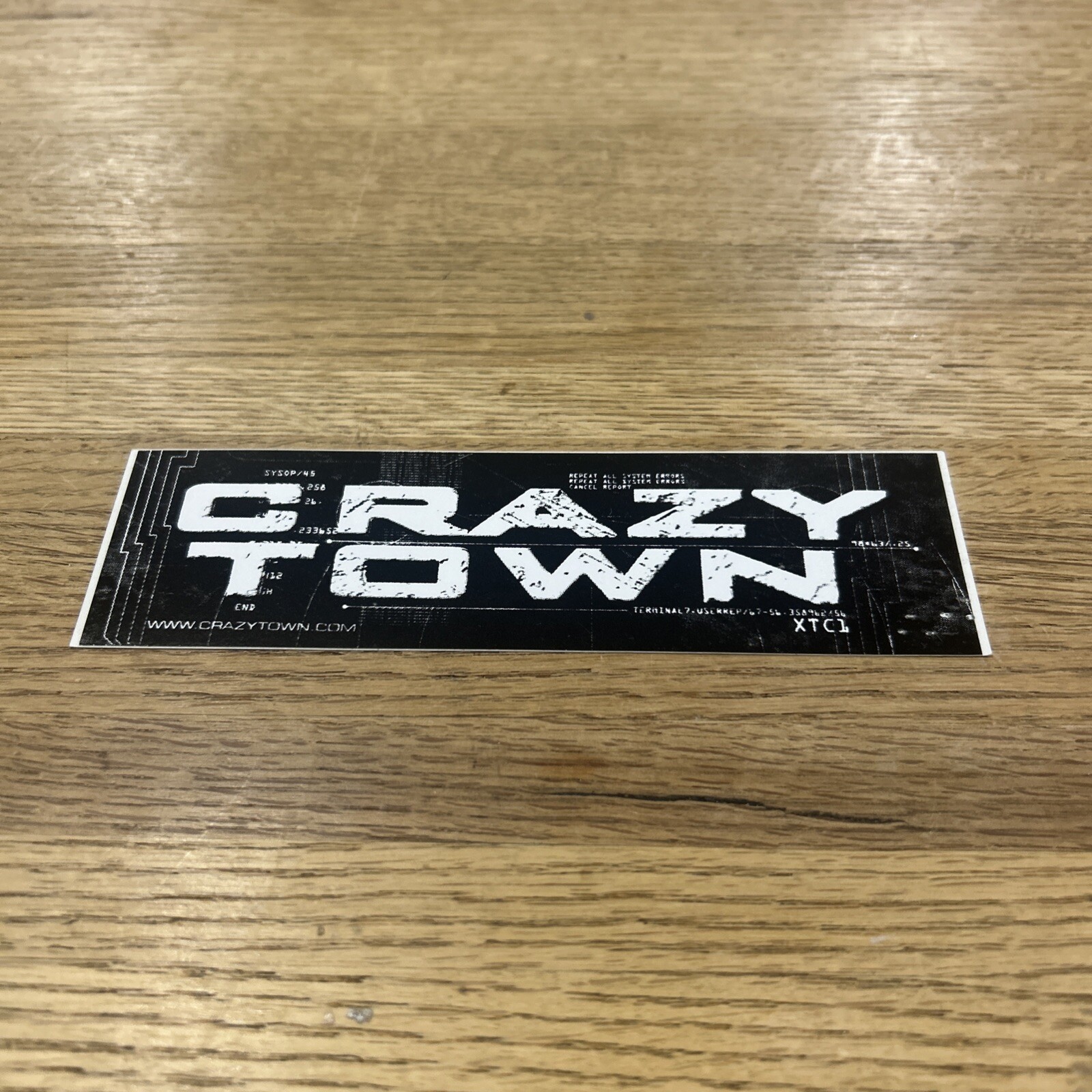 Crazy Town Promotional Sticker