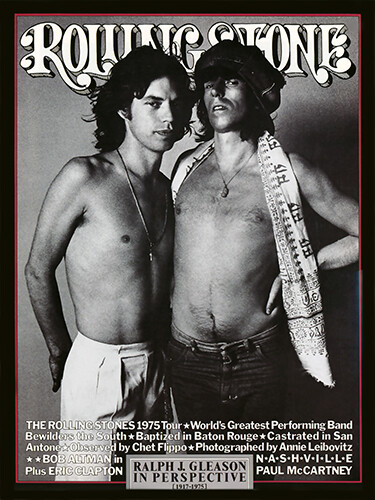 Mick Jagger, Keith Richards 1975 Rolling Stone Magazine Cover Poster print