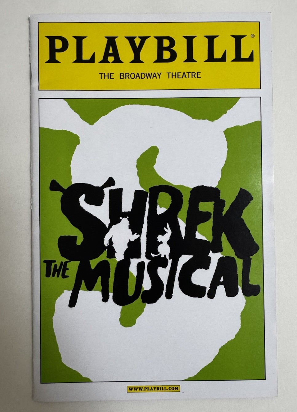Shrek Broadway Playbill Ft. Sutton Foster & Brian d’Arcy James