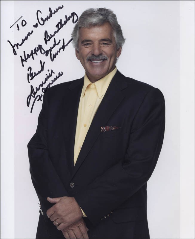 DENNIS FARINA – AUTOGRAPHED INSCRIBED PHOTOGRAPH