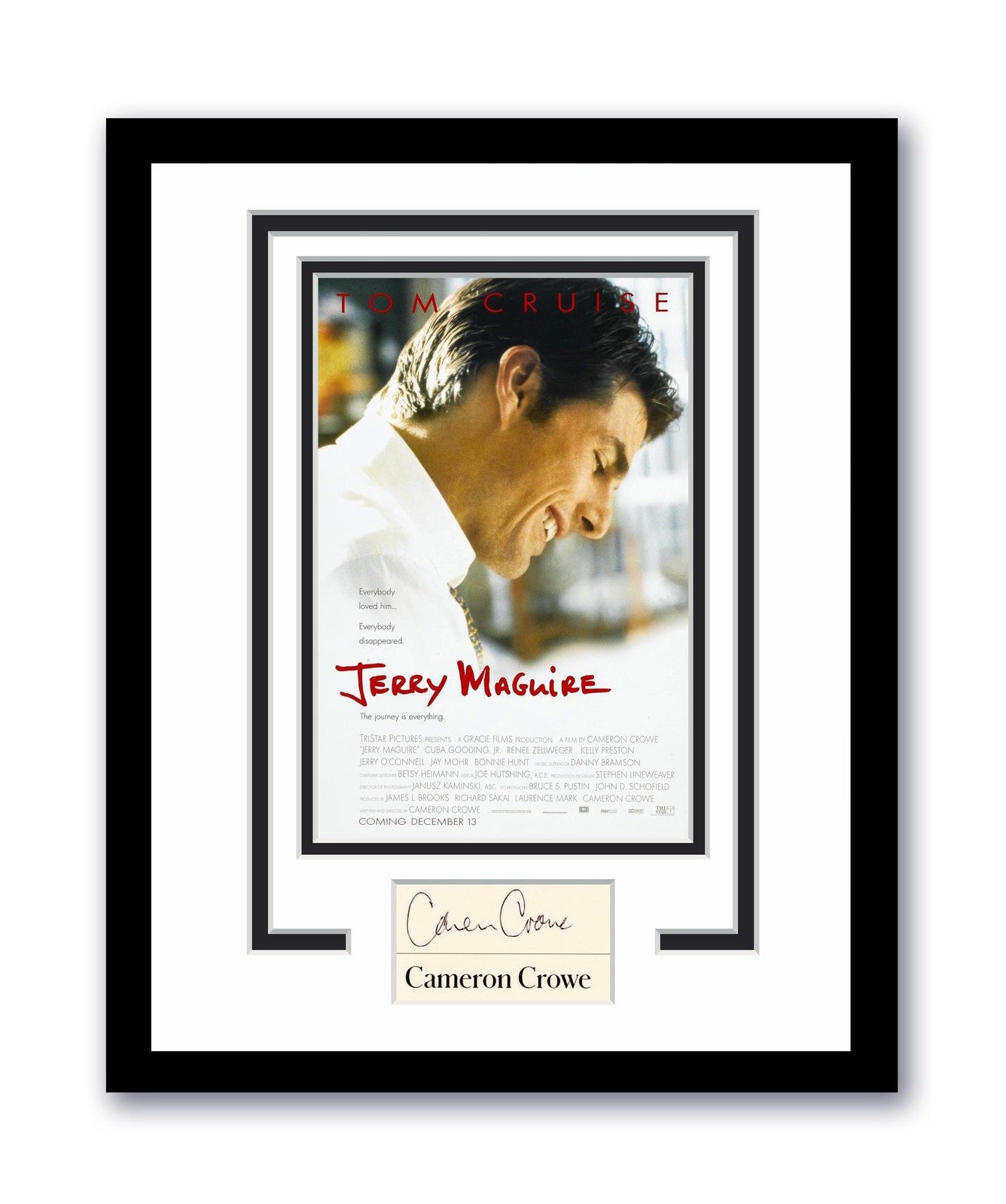 Jerry Maguire Cameron Crowe Autographed Signed 11×14 Framed Photo ACOA