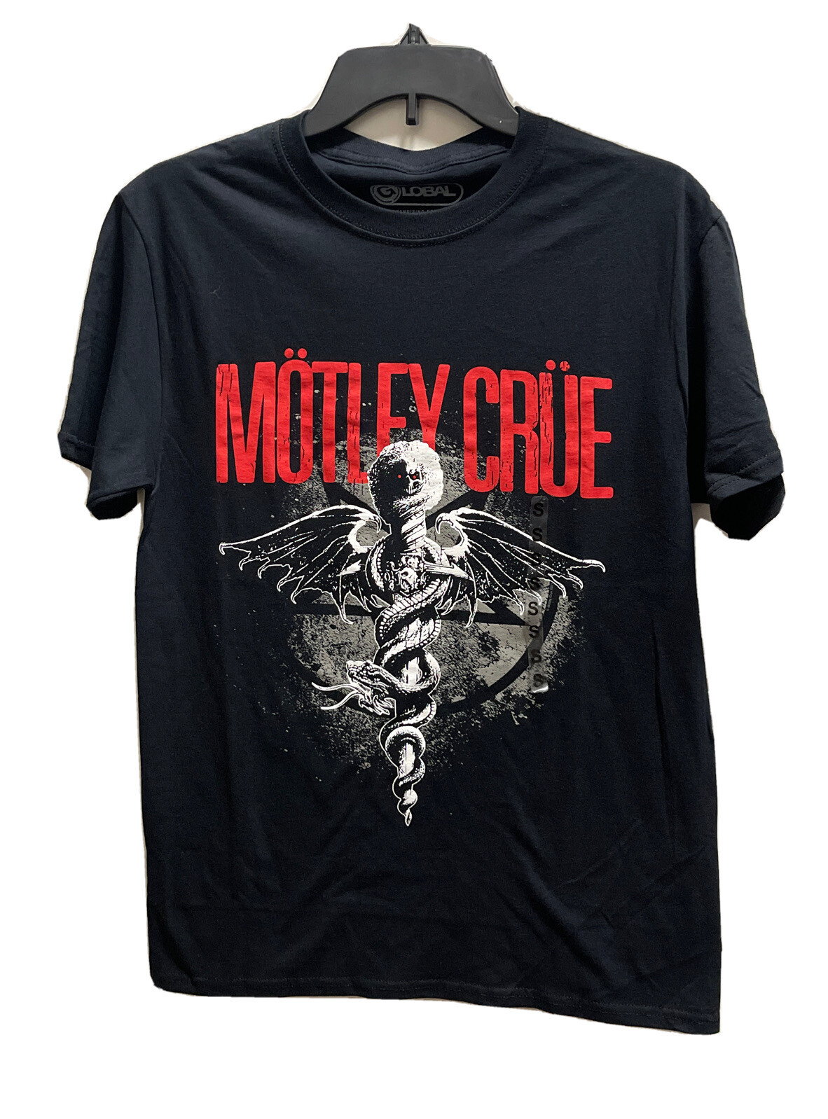 Motley crue t shirt small adult unisex short sleeve NEW