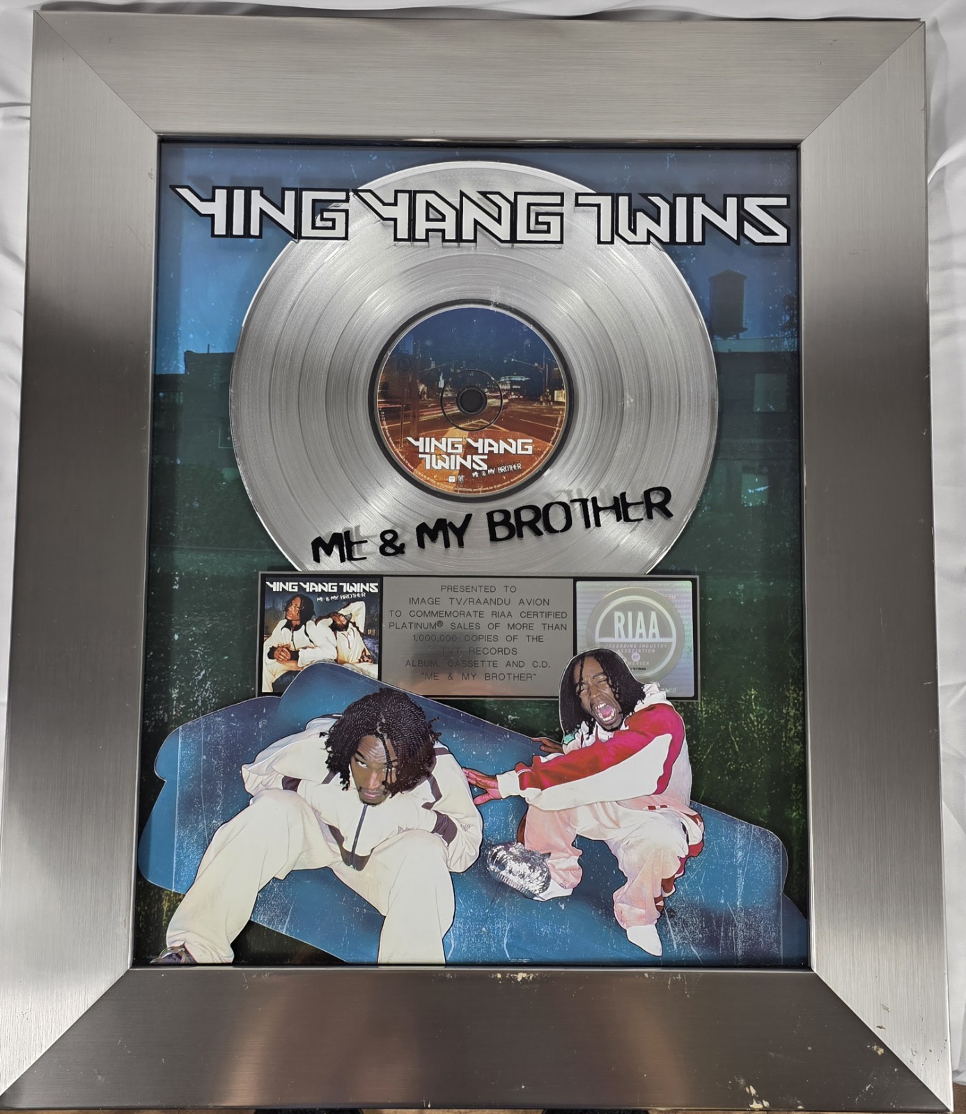 Ying Yang Twins Me & My Brother Platinum RIAA Award