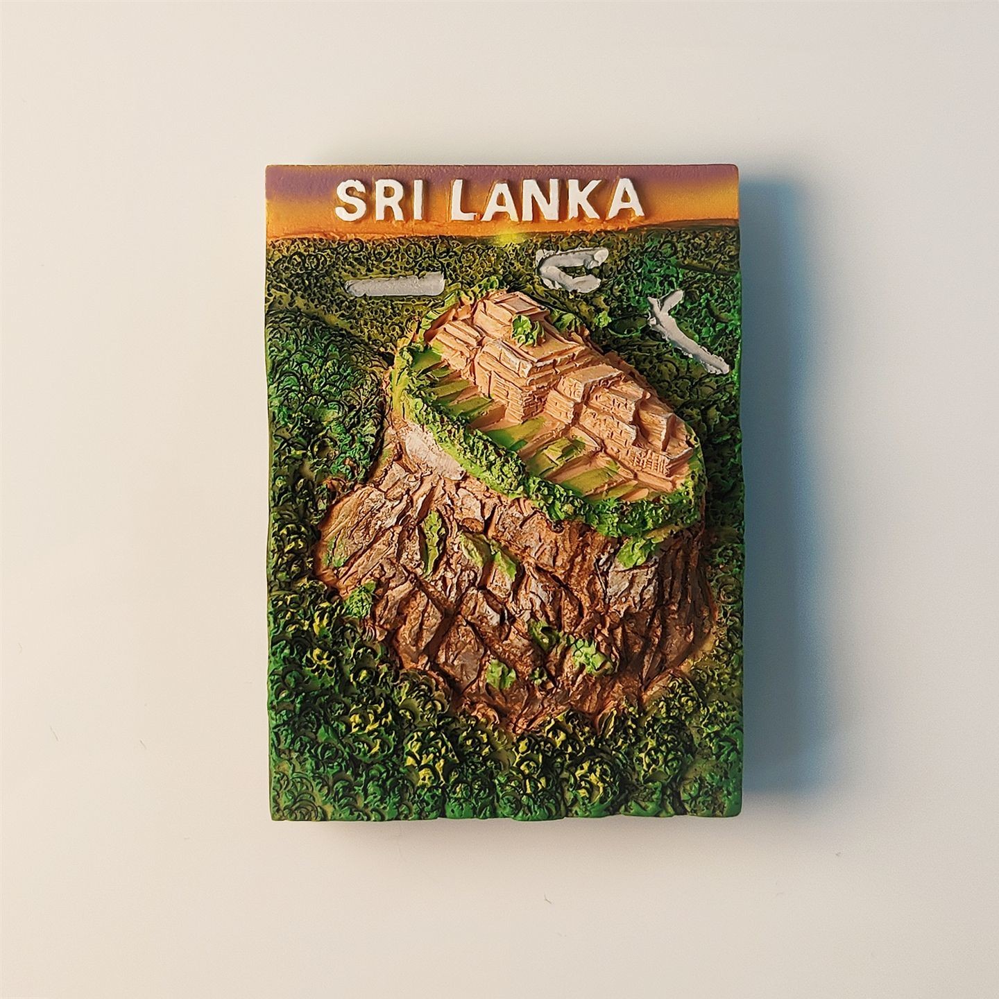 Sri Lanka Sigiriya Tourist Souvenir 3D Resin Refrigerator Fridge Magnet Craft