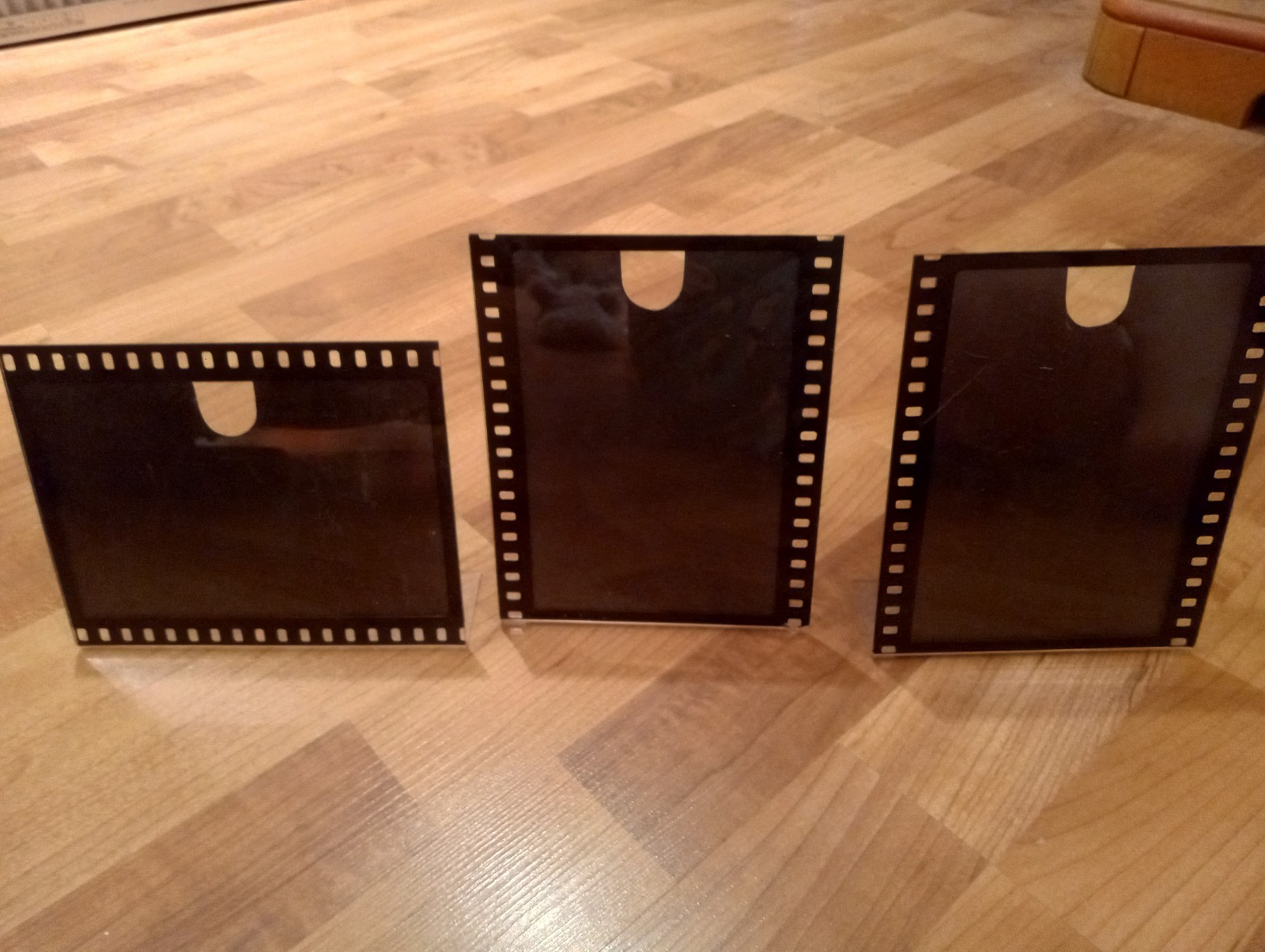 3 Picture Frames Film Strip Strips Movie 4 x 6 Inches Each